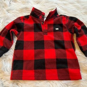 Carter’s Quarter Button Fleece Pullover